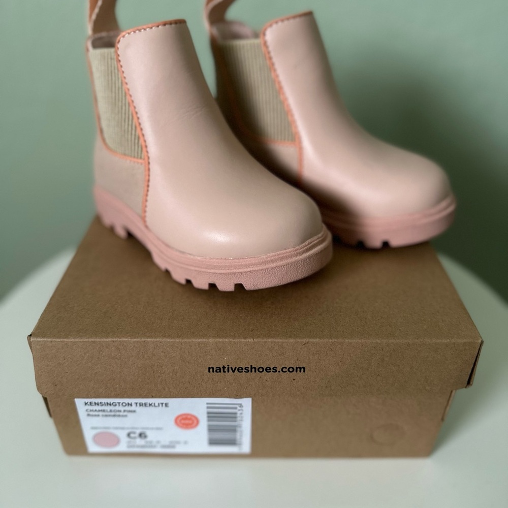 Native Shoes Kids Pink Boots